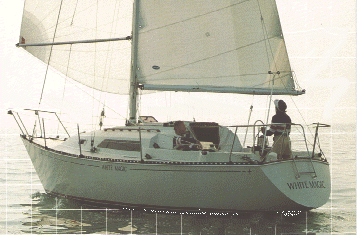 C & C 29 under spinnaker