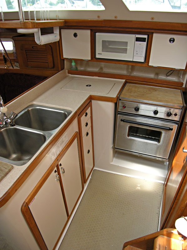 Catalina 34 Mark II galley