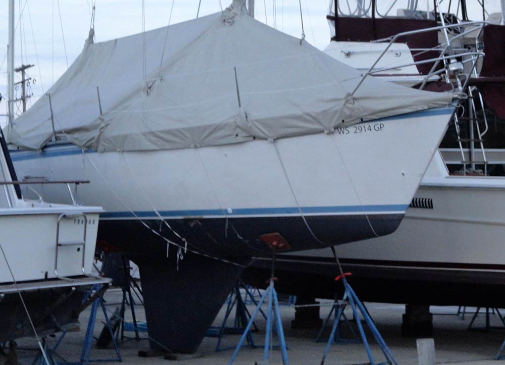 1984 Hunter 31 winter cover